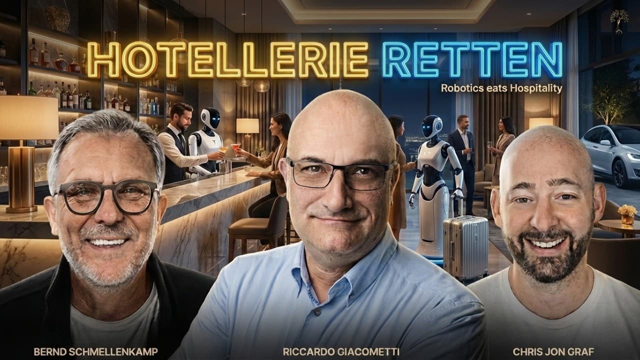 Vorschaubild der Folge „Robotics Eats Hospitality: Wie KI und Roboter die Luxushotellerie transformieren"