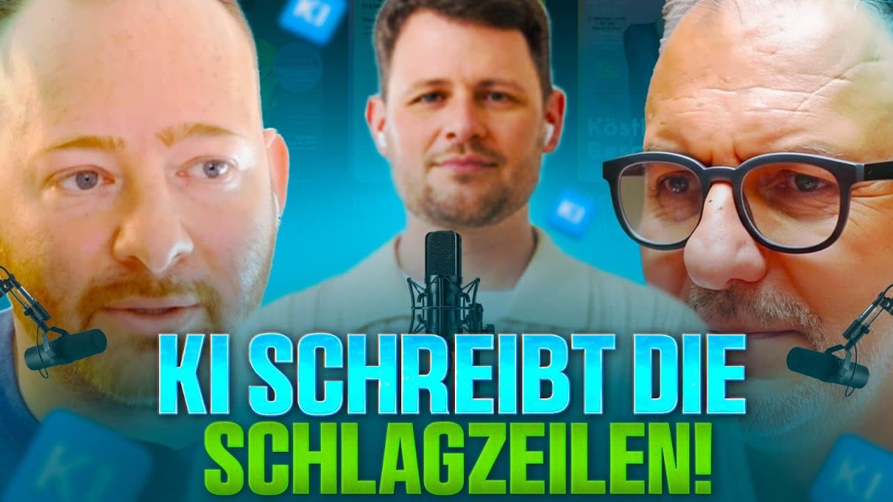 Vorschaubild der Folge „KI im Journalismus und Bildung: Einblicke vom Head of AI der Funke Mediengruppe"